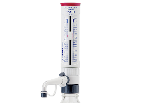 CALIBREX DISPENSER,5-50ML, W/STOPCOCK