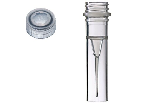 SCREW CAP TUBES, 0.5ML, CLEAR