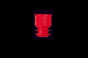 CAP PE FOR TUBE 12/13MM, RED